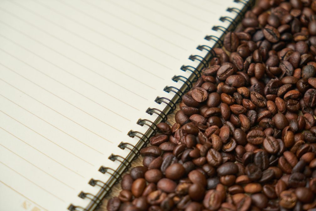 coffee and notebook